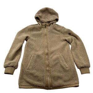 1 Madison‎ Expedition Heritage Collection Women Fleece Hooded Jacket Tan S/C